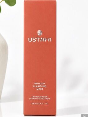 USTAWI Red Clay Clarifying Mask
100mL Detox Face Mask Made in
France NIB